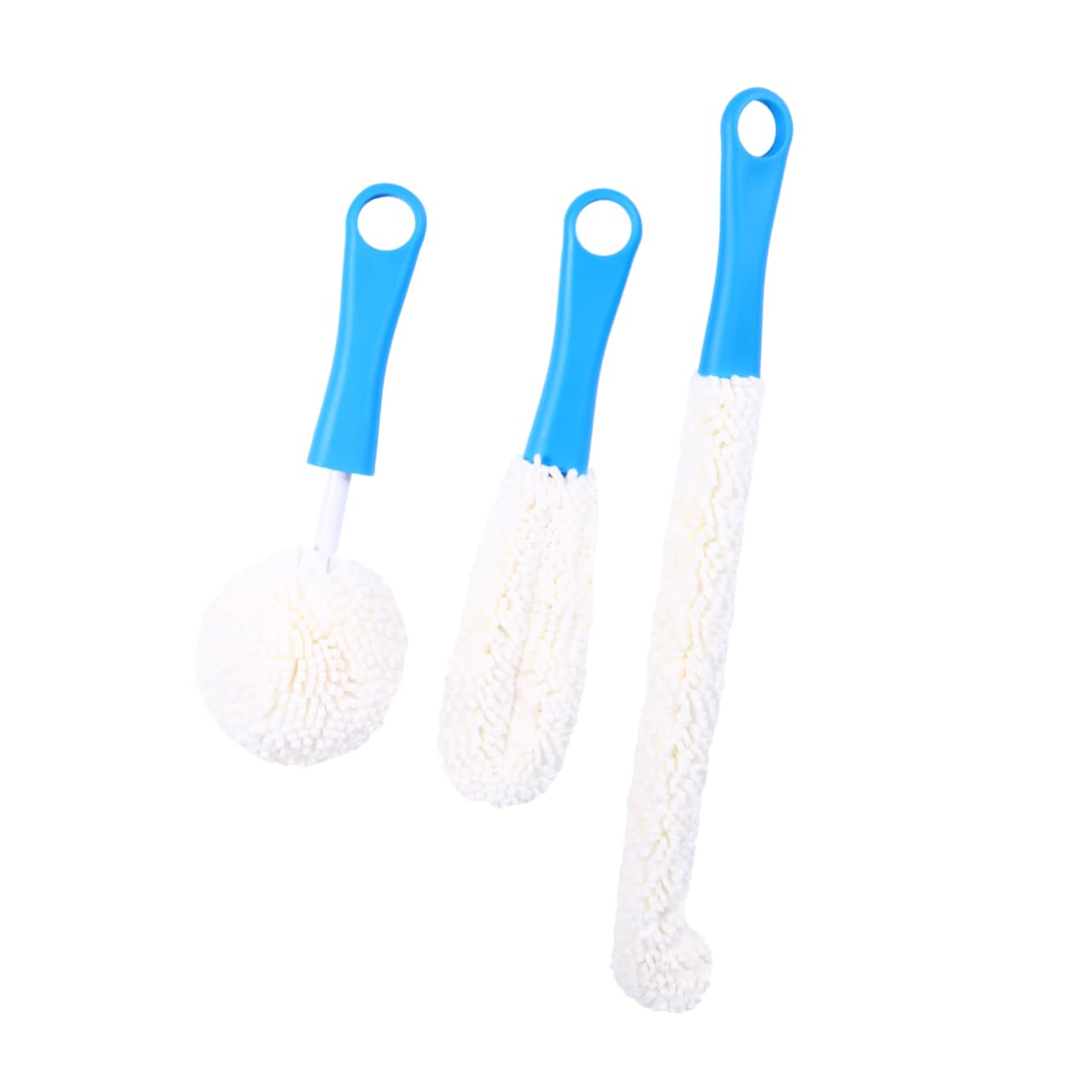 Beavorty 9 STK Dekanterbürste Flexible Flaschenbürste Für Gläser Flaschengriffbürste Bürste Für Den Deckel des Wasserkocherauslaufs Biegbar Reinigungsbürste Reinigungskugel Schwamm