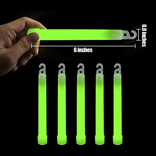 Dream Glow DG-06-GREEN 12 Industrial Grade Glow Sticks/ 6 Inches Ultra Bright Light Sticks Emergency Light Sticks thumb #8