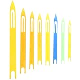 Cabilock 8 Stück Teiliges Fischernetz reparaturwerkzeug mit Webschiffchen Langlebig Leicht und Einfach zu Bedienen Praktische Nähnadeln für Netzreparatur und Flechten für Fischer und