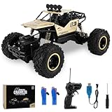 SlowTon Coche de Control Remoto para Niños, 4WD Todoterreno Acrobático a Alta Velocidad, 360° Rotación, 40Hz Juguete de...