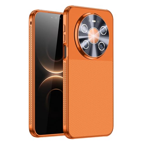 Coque fine Huawei Mate 80 orange pour protection photo en déplacement urbain