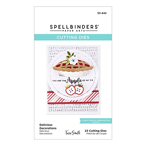 SPELLBINDERS PAPERCRAFTS, INC Spellbinders Gravado Dies por Tina Smith - Delicious Decorations - Pie