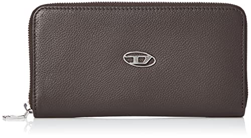 【人気】DIEREL 長財布 ラウンドファスナー Dロゴ　シボ加工　箱付き 楽天市場】diesel ラウンドファスナー長財布の通販