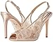 Badgley Mischka Women's Aimee Pump, Nude Satin, 8.5 M US