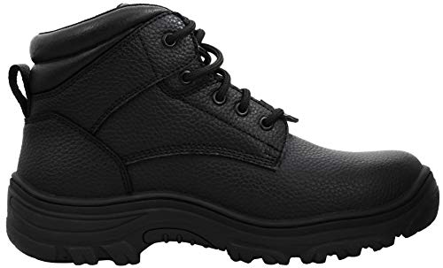 Skechers Men's Burgin-Tarlac Industrial Boot Black/Black 12 M US