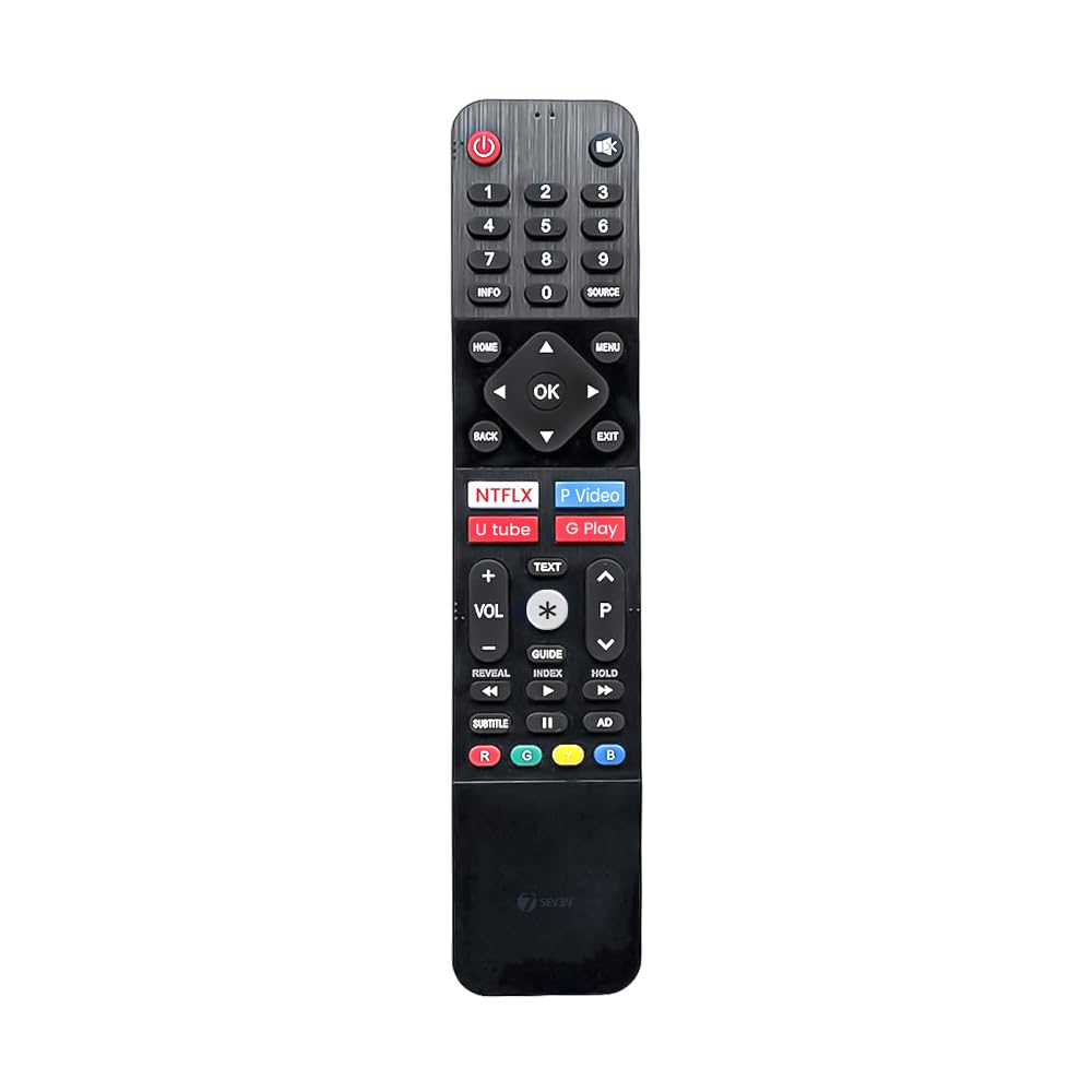 7SEVEN® Compatible with Motorola Tv Remote Control Original Suitable for Smart Android 4K LED UHD OLED HD Motorola Television with OTT Hotkeys (B0BWDS1PJP) Amazon Price History, Amazon Price Tracker