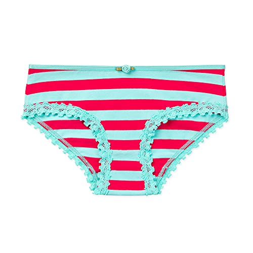 Lucky & Me Ava Little Girls Bikini Underwear, Pink Stripe 6 Pack, Tagless, Soft Cotton, 7/8 #TOP3