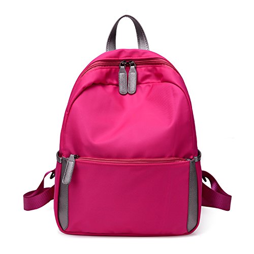 Sac à dos mode coréenne grand format avec fermeture éclair pour femme et étudiante