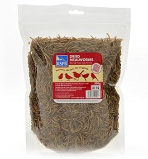 Garden Lovers RSPB Dried Mealworms 500g [E97811] (Neoteric Design)