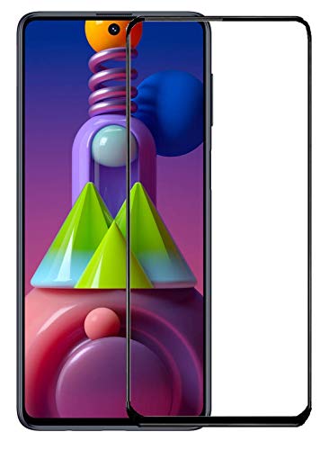 Image of HD Tempered Glass Screen Protector Compatible For Samsung Galaxy F52 5G With Edge To Edge Coverage And Easy Installation Kit