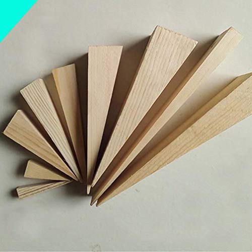 Exceart 3Pcs Door Floor Wedge Non Slip Wooden Triangular Door Stops Handmade Door Holder Block Replacement For Home Bathroom Bedroom Large #TOP5