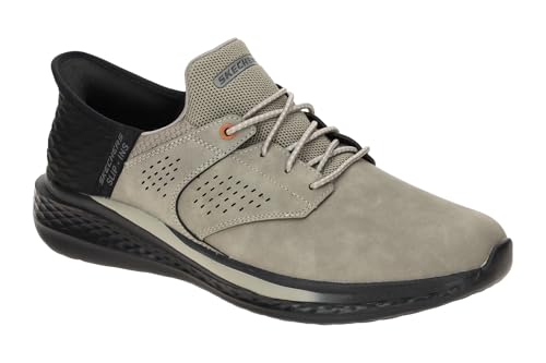 Skechers USA Men's Sneaker Slade-Macklin, Cemento., 45 EU