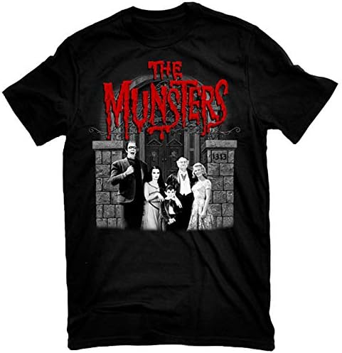 Universal Men's The Munsters Family Portrait with Red Logo T-Shirt image 2