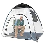 Tienda Deportiva, Tiendas de Lluvia para Deportes | Tienda Impermeable, de campaña de Gran tamaño con protección contra el frío, Tienda de campaña de Invierno con visión Clara para Acampar