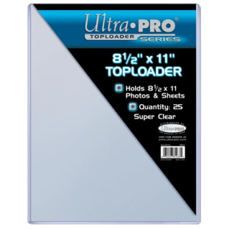 Ultra Pro 21,6 x 27,9 cm chargement par le haut pour éviter les cornes sur vos papiers