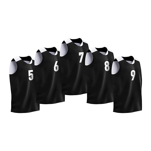Youth Reversible Basketball Jersey Pack | Team Pinnies | Black