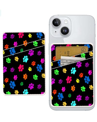 Porte-cartes pour téléphone en cuir double poche contre la perte de portefeuille