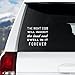The Righteous Will Inherit The Land And Dwell in It Forever. Decal Vinyl Sticker for Car Trucks Vans Walls Laptop Window Boat Lettering Automotive Windshield Graphic Name Letter Auto Vehicle Door Bann