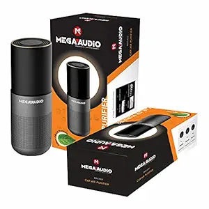 MegaAudio Car Air Purifier | Portable for Home/Office/Car with Smart HEPA Filters