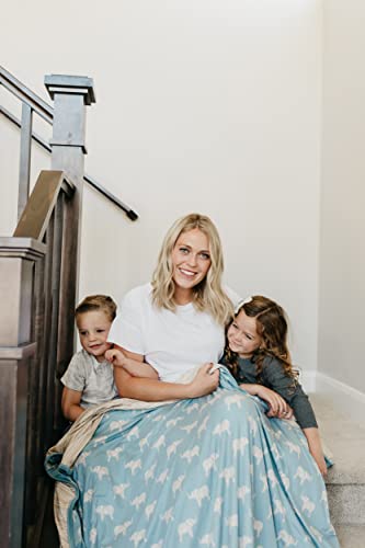 Copper Pearl Jumbo Premium Knit 3 Layer Stretchy Throw Blanket Peanut #TOP6