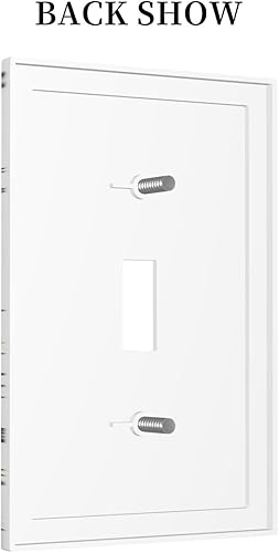 Vista 858 de Cubiertas decorativas de salida de estrella de mar playera, tablero de madera azul de concha de mar de 1 banda, decoración individual GFCI, placa