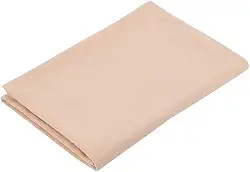 INFUNLY Tecido de pele de 3 jardas/2,74 m para confecção de bonecas, tecido de cor de pele de boneca com 1,5 m de largura, tecido de pelúcia bege, feito de bonecas de poliéster, tecidos macios para