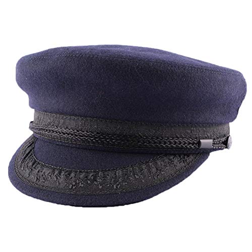 Casquette de marin bleu taille 57 mixte chapeau mode look breton