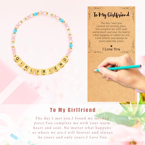 Image of BAYLAY Inspirational Family Lettter Bead Bracelet For Women,Jewelry Gifts For Granddaughter /Daughter /Mom /Sister /Wife /Niece /Aunt /Friend /Nana /Gigi,Mothers Day,Birthday