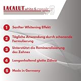 LACALUT WHITE & REPAIR ZAHNCREME, 75ml Zahnpasta zum Aufhellen der Zähne, Straffung und Festigung des Zahnfleischs, Zahncreme für weiße Zähne, 1 x 75ml