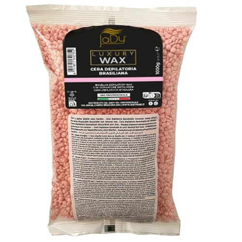 JaDy Cire Épilation Brésilienne en Perles Titane Titanium 1 kg – Cire Pelable Sans Bandes – Épilation Professionnelle Corps, Visage, Bikini – Idéale...