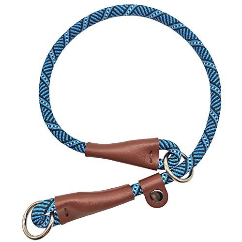 Sepxufore Slip Collar Dog Training Chock Collar, Round Nylon Rope Collar #TOP28