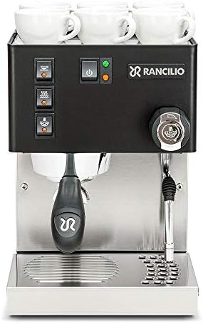 Rancilio Silvia M V5 Espresso Machine – Stainless Steel (Black)
