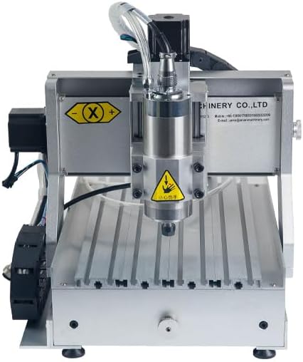 AM3020 800W CNC Router Machine – ±0.02mm Precision Jewelry & Wood Engraving Machine, 300×400×60mm Workspace, 24000 RPM Spindle, Works with Mach3/ArtCAM/MasterCAM, Water-Cooled