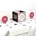 Chic 50th Birthday - Pink, Black and Gold - Birthday Party Table Decorating Kit
