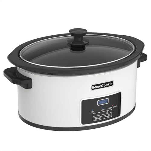 7-Quart Programmable Slow Cooker with Timer Keep Warm - Small