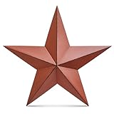 Distressed Country Red Black Burgundy Barn Star Country Primitive Wall Décor