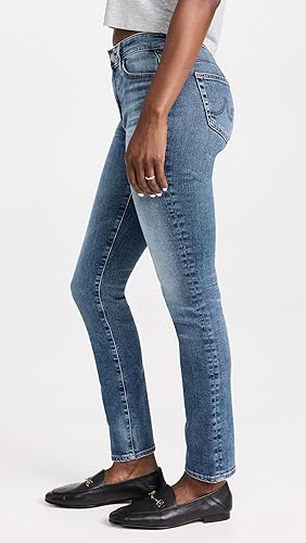 AG Adriano Goldschmied Women's The Mari High Rise Straight Leg Jean4