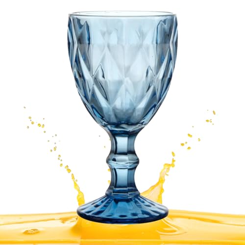 Jogo de Taças de Vidro Diamond Transparente