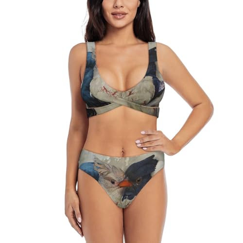 Maillot de bain deux pièces anti-UV avec maintien optimal femme