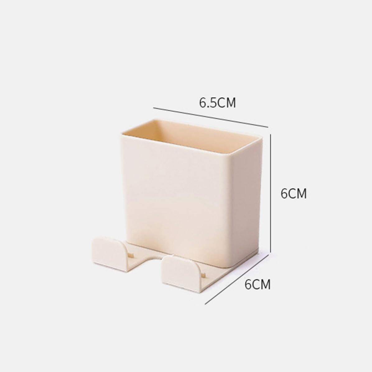 3pcs Wall Mounted Storage Box ABS Cell Phone Charging Rack Organizer image 2