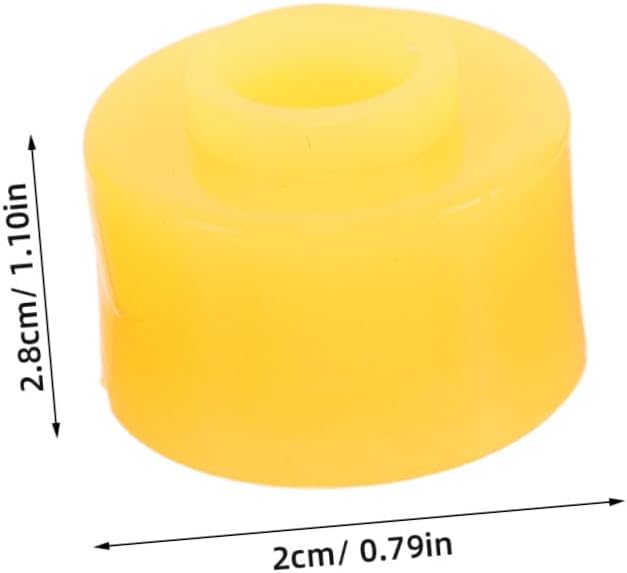 Abaodam 10pcs Rubber Shock Absorber Bushings Kit 1.1x0.79' Soundproofing Seal Replacement Cushions for Car and Truck Suspension Repair
