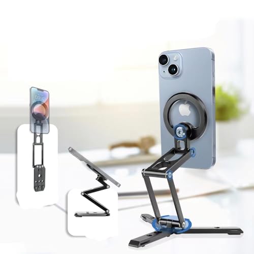 Support de téléphone magnétique pour escalade avec bras extensible réglable