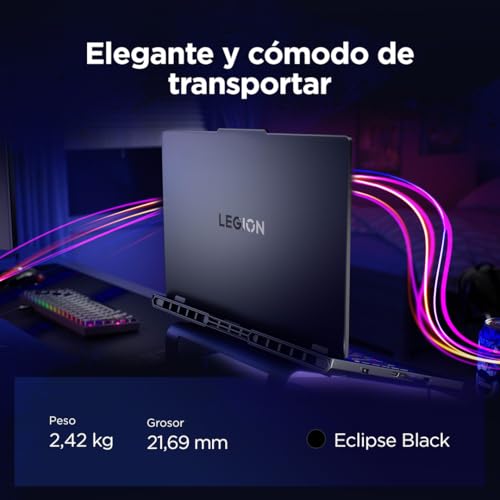Miniatura 12 de Lenovo Legion Pro 5 Gen10 Portátil Gaming Ia 16 Wqxga Intel Core I9-14900hx, Nvidia Geforce Rtx 5070, 32gb Ram, 1tb Ssd, 240hz, Wifi 6, Sin Sistema Operativo Qwerty Rgb 24 Zonas Español Negro