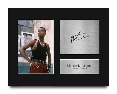 HWC Trading Martin Lawrence Bad Boys Gifts Printed Signed Autograph Picture for Movie Memorabilia Fans - US Letter (ID-008501)