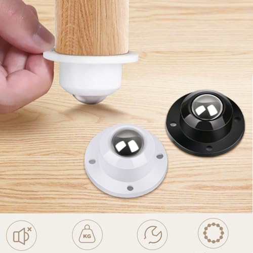 Mini ruedas autoadhesivas para organizar armarios y cajas de almacenamiento 5