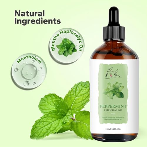 Aceite Esencial de Menta 120ml con Gotero miniatura 2