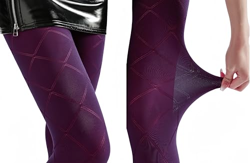 Image of Sahabowi Women Tights, Sheer High Waist Pantyhose, Vintage Control Top Stockings, Siwa9