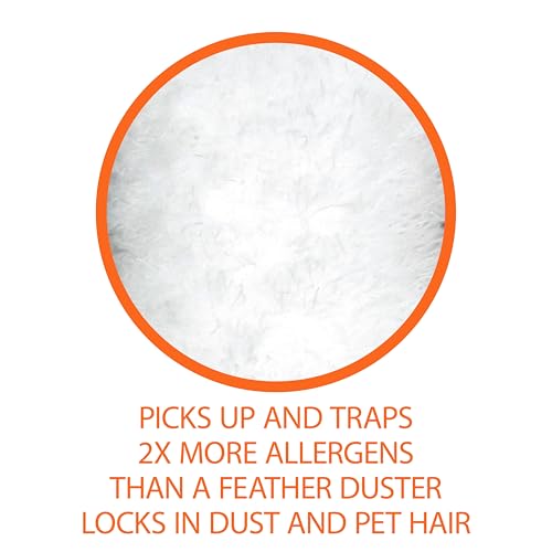 image for Amazon Basics 360° Heavy Duty Duster Refills, Picks up and Traps 2X M