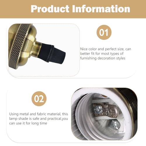 Frogetu E27 Vintage oprawka do lampy, 6 sztuk oprawki na żarówkę i ceramiczny knot, aluminiowo-ceramiczna oprawka na lampę, zabytkowa oprawka Edison do lamp sufitowych i kinkiet DIY