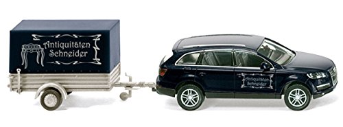 Preisvergleich Produktbild Wiking 013306 - Audi Q7 mit Anhänger - 1:87